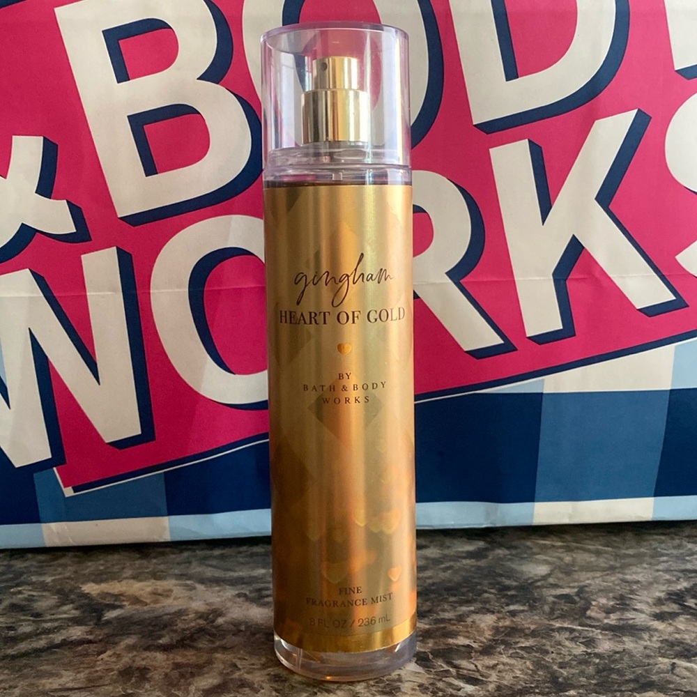 Bath & Body Works Gingham Heart of Gold